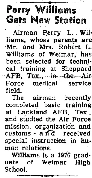 other Newspaper clipping from Aug 26, 1976 5946371