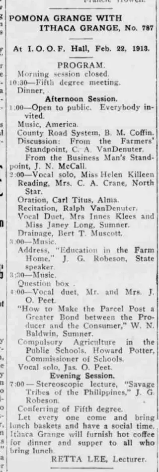 other Newspaper clipping from Feb 13, 1913 5946504