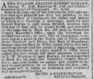 Crime Newspaper clipping from Sep 26, 1861 5946628