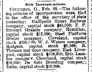 other Newspaper clipping from Feb 23, 1892 5946764