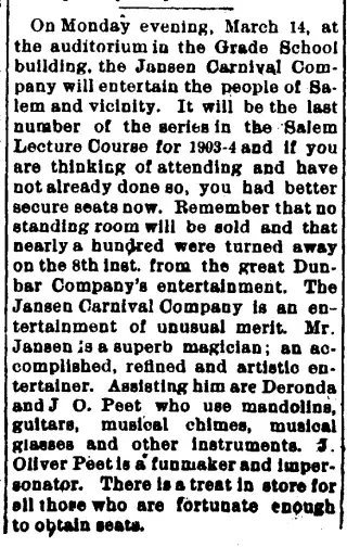 other Newspaper clipping from Feb 24, 1904 5947486