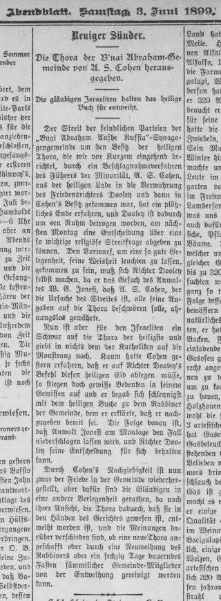 other Newspaper clipping from Jun 3, 1899 5947982