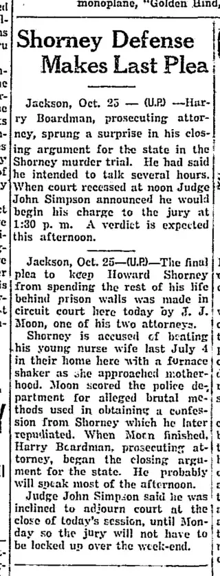 other Newspaper clipping from Oct 25, 1929 5948004
