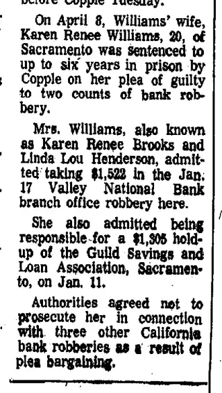 Crime Newspaper clipping from May 7, 1974 5948292