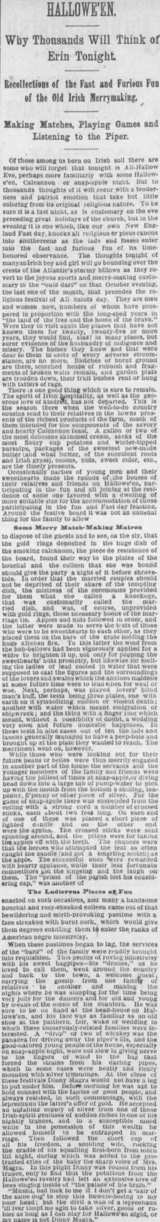 other Newspaper clipping from Oct 31, 1884 5948552