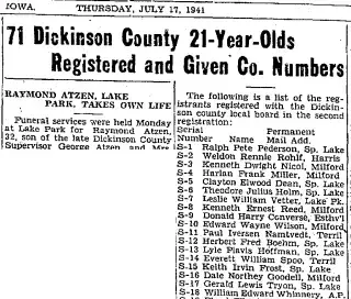 other Newspaper clipping from Jul 17, 1941 5948976