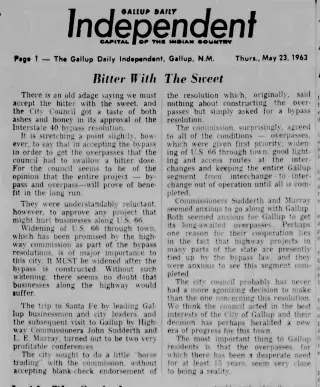 other Newspaper clipping from May 23, 1963 5949031