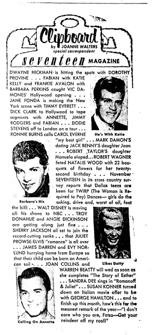 other Newspaper clipping from Nov 3, 1960 5949037