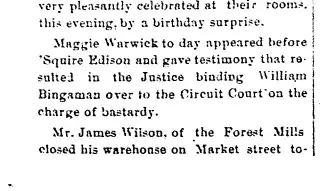 other Newspaper clipping from Nov 7, 1885 5949270