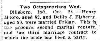 Marriage Newspaper clipping from Oct 30, 1903 5949494
