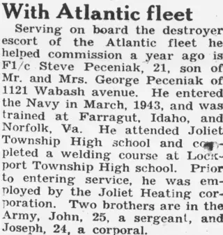 other Newspaper clipping from Jul 12, 1945 5950339