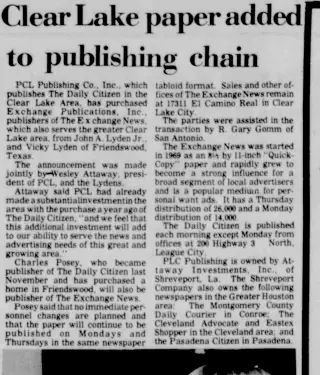 other Newspaper clipping from Oct 1, 1977 5950385
