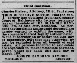 other Newspaper clipping from Apr 6, 1909 5950603