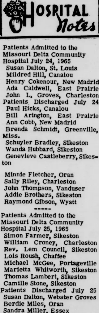General news Newspaper clipping from Jul 26, 1965 5950687