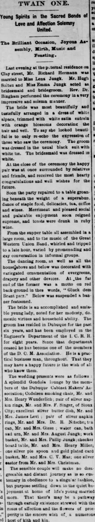 other Newspaper clipping from Feb 23, 1878 5951296