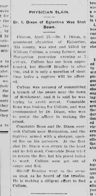 Crime Newspaper clipping from Apr 27, 1906 5952232