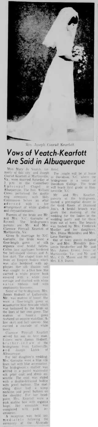 Marriage Newspaper clipping from Feb 9, 1969 5952766