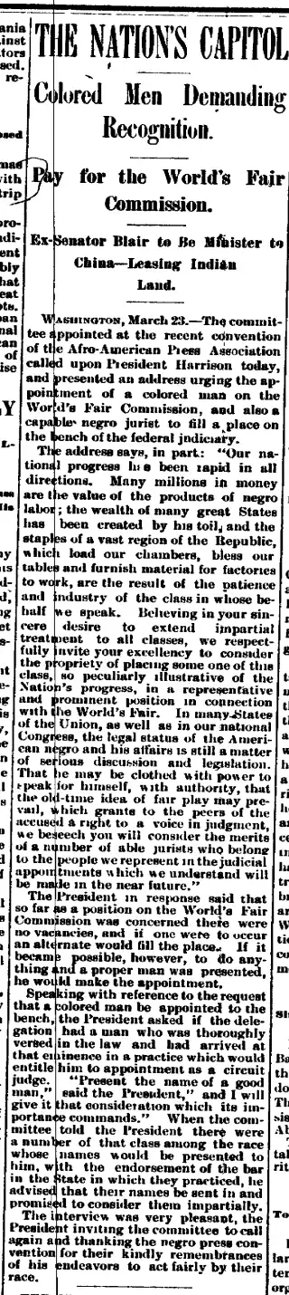 other Newspaper clipping from Mar 24, 1891 5953075