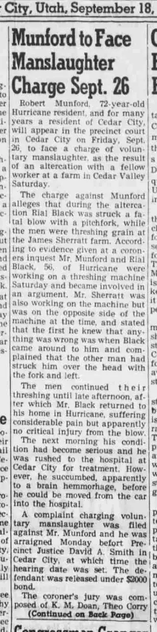 other Newspaper clipping from Sep 18, 1952 5953360