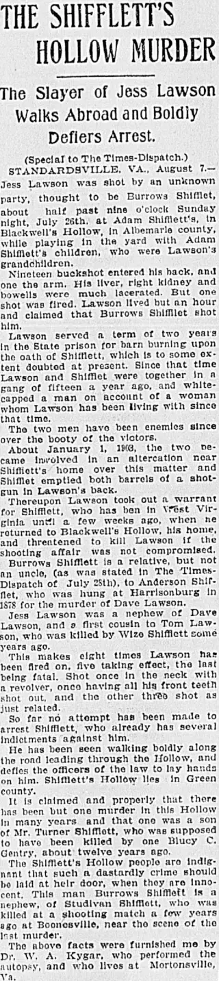 other Newspaper clipping from Aug 8, 1903 5953535