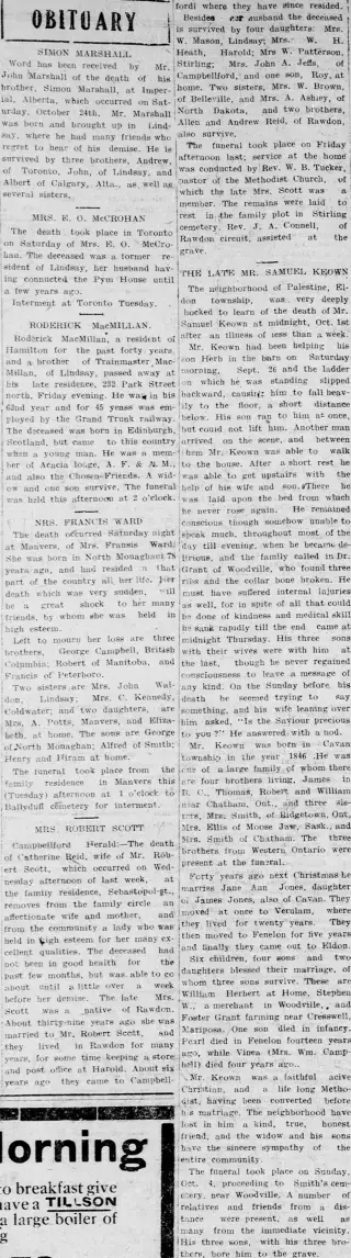 other Newspaper clipping from Oct 30, 1914 5953601