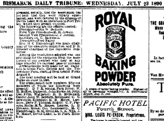 General news Newspaper clipping from Jul 23, 1890 5953616