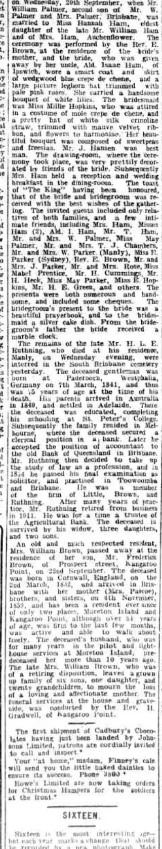 Marriage Newspaper clipping from Sep 30, 1916 5953622