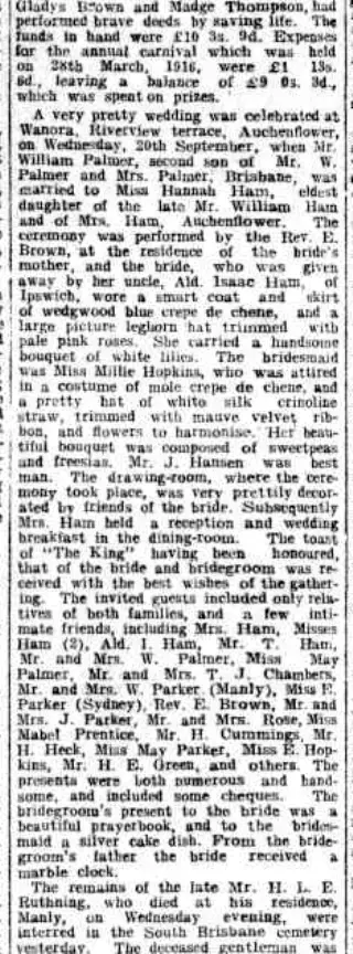Marriage Newspaper clipping from Sep 30, 1916 5953624