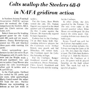 Sports Newspaper clipping from Oct 2, 1974 5953643