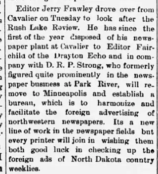 General news Newspaper clipping from Jan 13, 1898 5953646