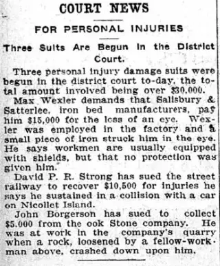General news Newspaper clipping from Jan 5, 1903 5953701