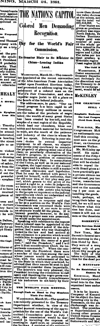 other Newspaper clipping from Mar 24, 1891 5953954