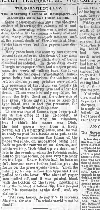 other Newspaper clipping from Dec 8, 1885 5954018