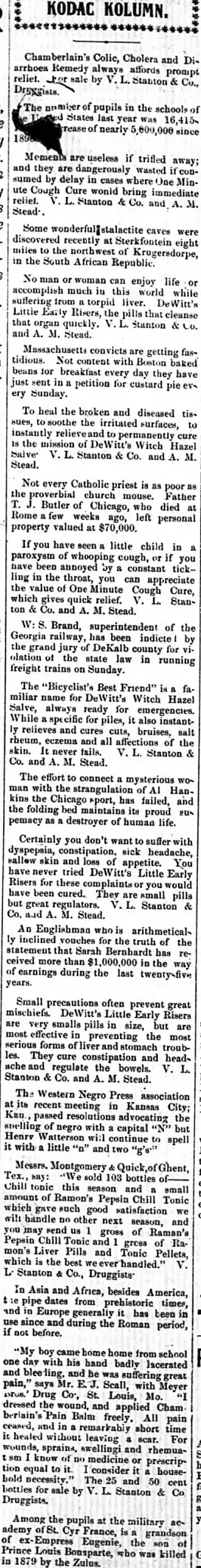 other Newspaper clipping from Sep 11, 1897 5954288