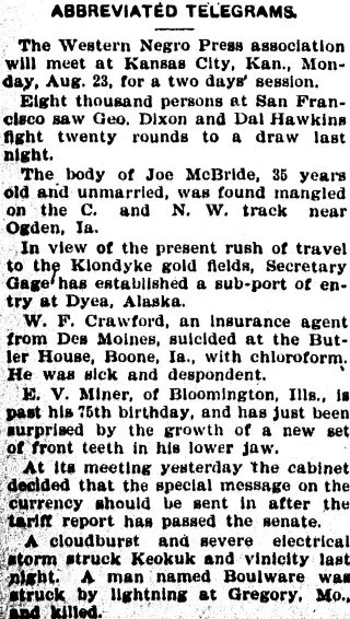 other Newspaper clipping from Jul 24, 1897 5954323