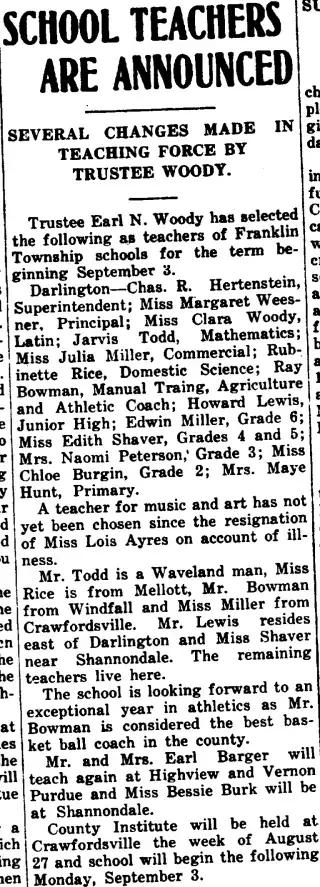 other Newspaper clipping from Aug 9, 1923 5954488