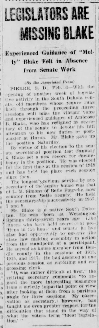 other Newspaper clipping from Feb 3, 1925 5954533