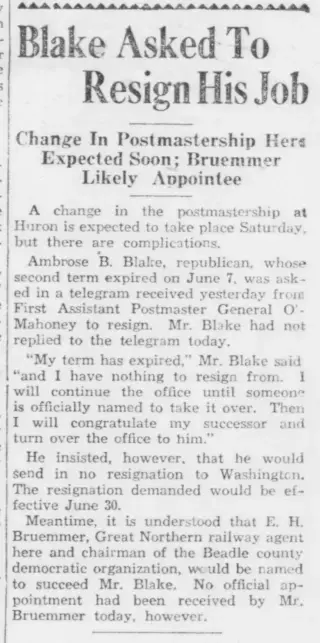 other Newspaper clipping from Jun 29, 1933 5954544