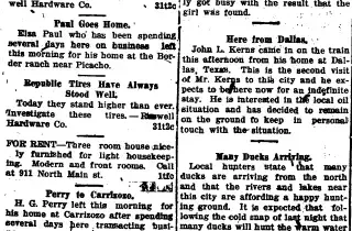 other Newspaper clipping from Nov 1, 1919 5954809