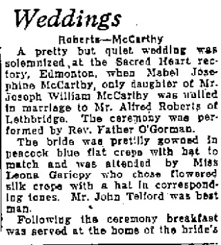 Marriage Newspaper clipping from Jul 19, 1930 5954836