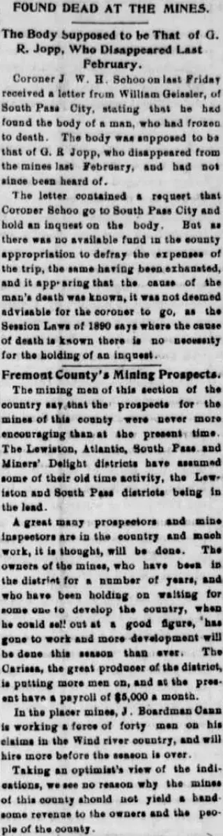 other Newspaper clipping from May 26, 1899 5955045