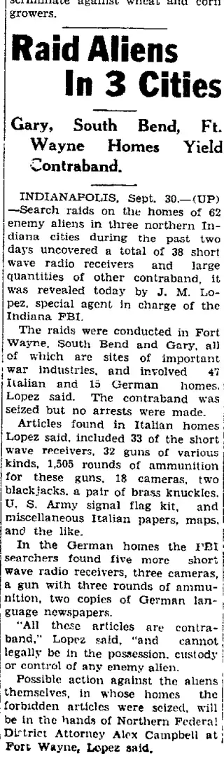 other Newspaper clipping from Sep 30, 1942 5955103