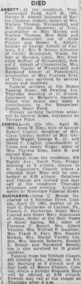 other Newspaper clipping from Apr 29, 1965 5955347