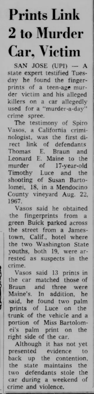 other Newspaper clipping from Oct 2, 1968 5955504