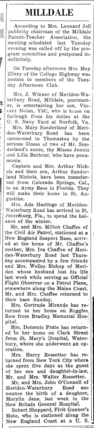 other Newspaper clipping from Feb 12, 1943 5955575