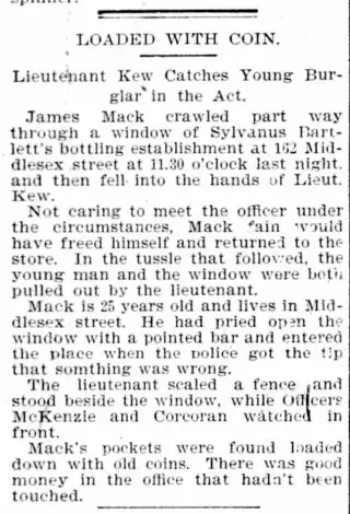 Crime Newspaper clipping from Jul 11, 1896 5955648
