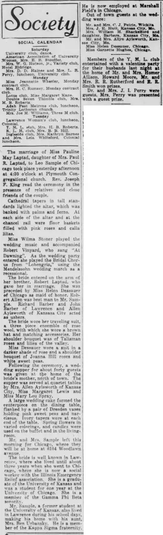 other Newspaper clipping from Feb 13, 1937 5956458