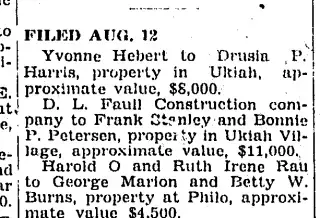 other Newspaper clipping from Aug 20, 1953 5956834