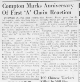 other Newspaper clipping from Dec 3, 1952 5957116