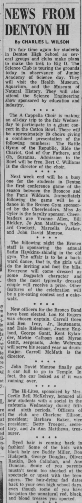 other Newspaper clipping from Oct 7, 1951 5957581